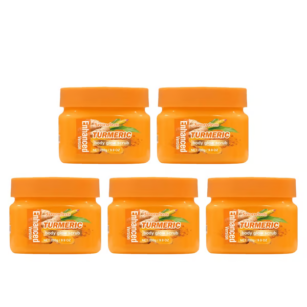 ✨ Turmeric Glow Scrub — Buff Away Dull, Rough Skin for a Softer, Smoother-Looking Glow 🧡