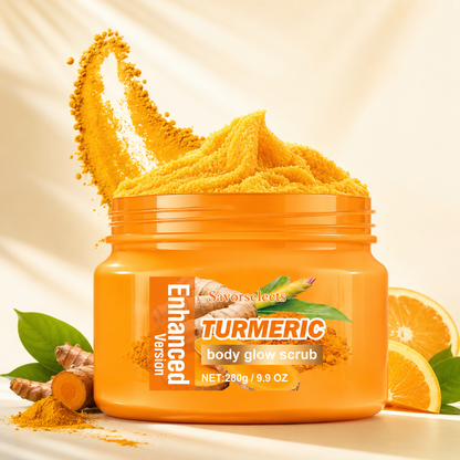 ✨ Turmeric Glow Scrub — Buff Away Dull, Rough Skin for a Softer, Smoother-Looking Glow 🧡